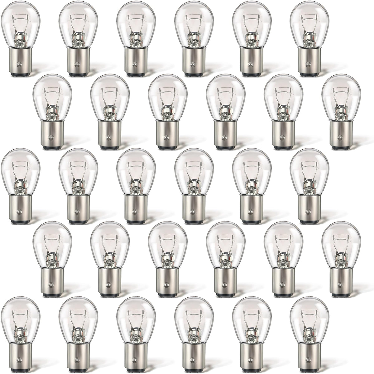 Meonum 30-pack 1157 bulbs front view for versatile brake and turn signal upgrades