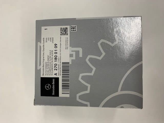 Mercedes-Benz engine oil filter with genuine OEM construction.