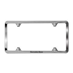 Mercedes-Benz Q-6-88-0124 Slim-Line Frame in polished stainless steel for a durable automotive upgrade