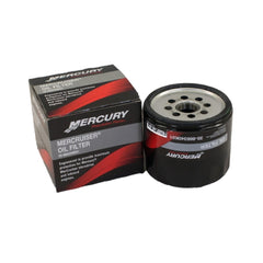 Mercury 866340K01 oil filter assembly designed for easy MerCruiser maintenance.