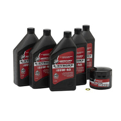 Mercury 8M0081917 kit box – quick, all-in-one oil change solution for outboard motors.