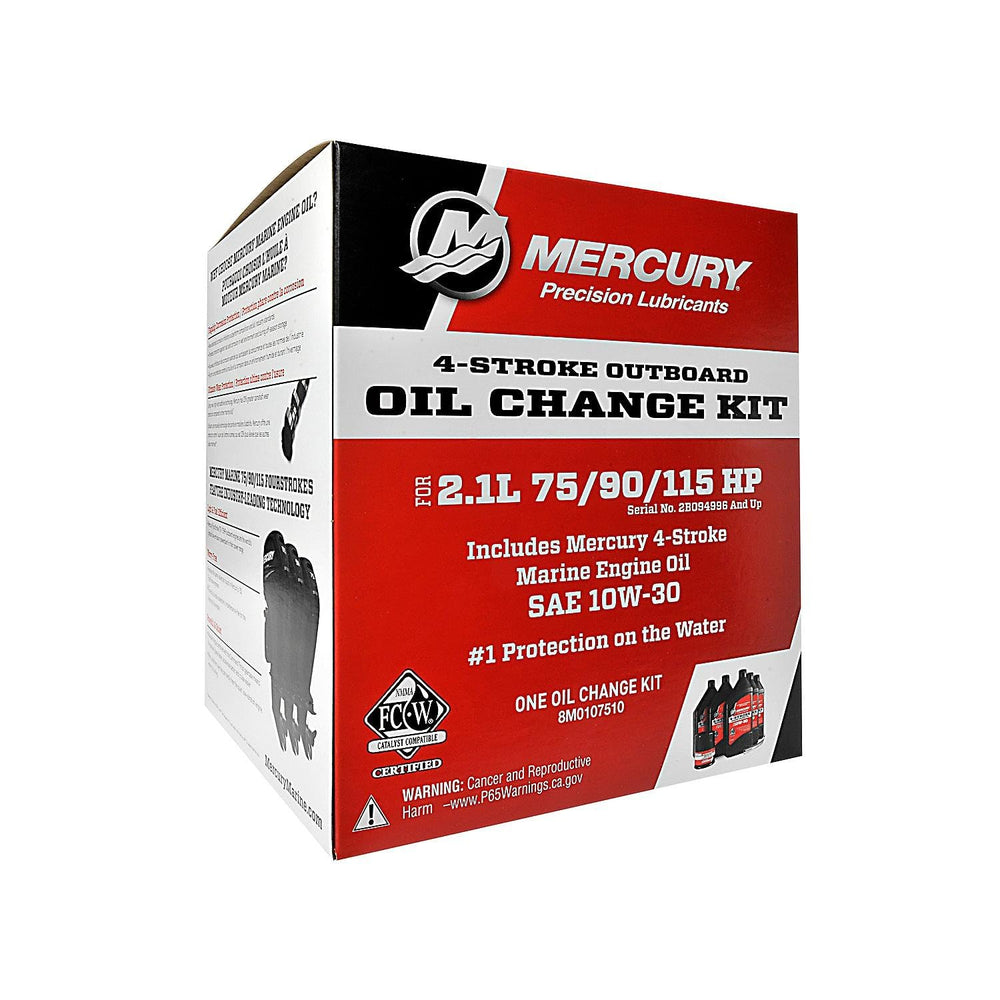 Mercury oil change kit ready for use in marine maintenance routines