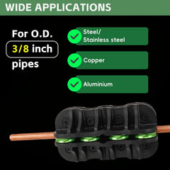 MERWOF anti-slip grip design improves control during operation.