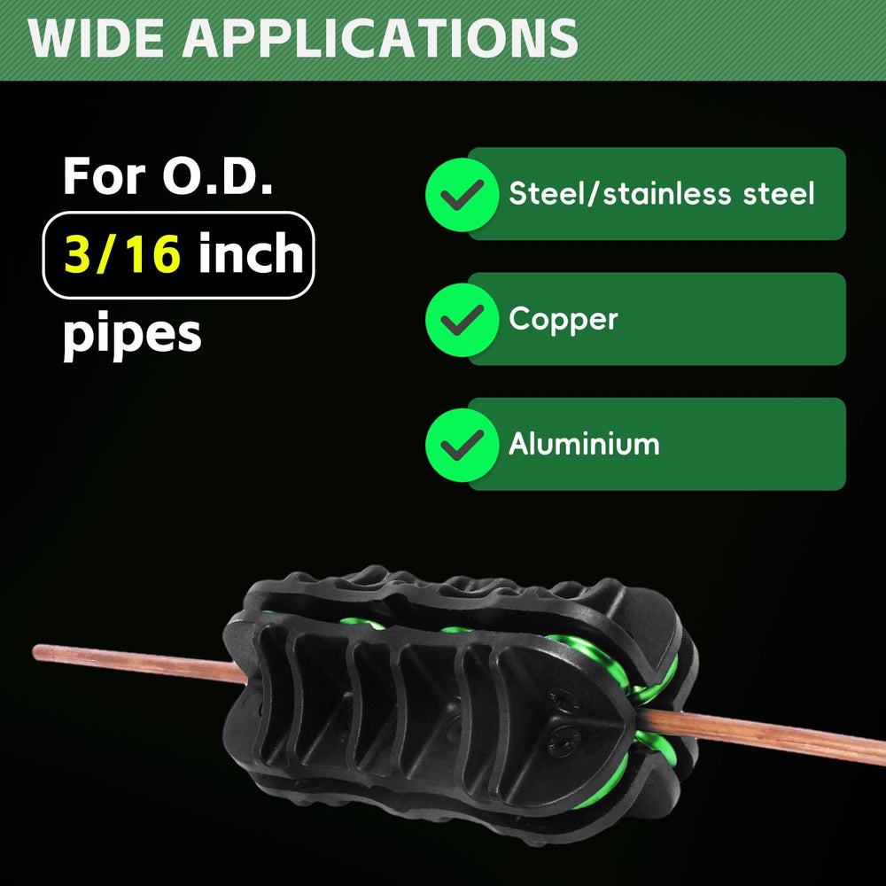MERWOF anti-slip grip on tubing straightener for better control