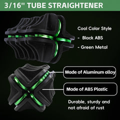 MERWOF tubing straightener 3/16 in od with aluminum roller for smooth operation