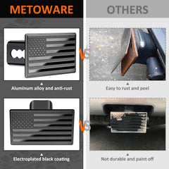 METOWARE 2inch receiver fit provides universal compatibility for many vehicles.