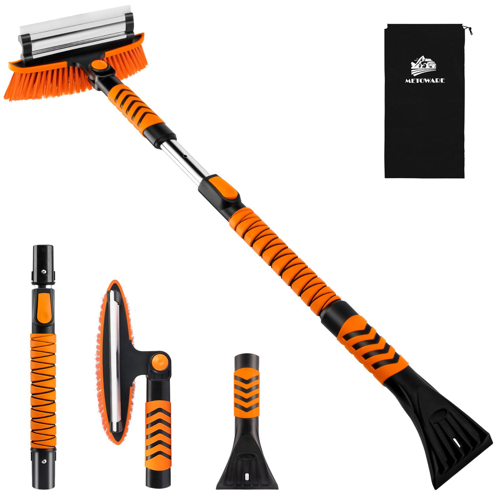 METOWARE 44'' snow brush extended for rooftop snow removal