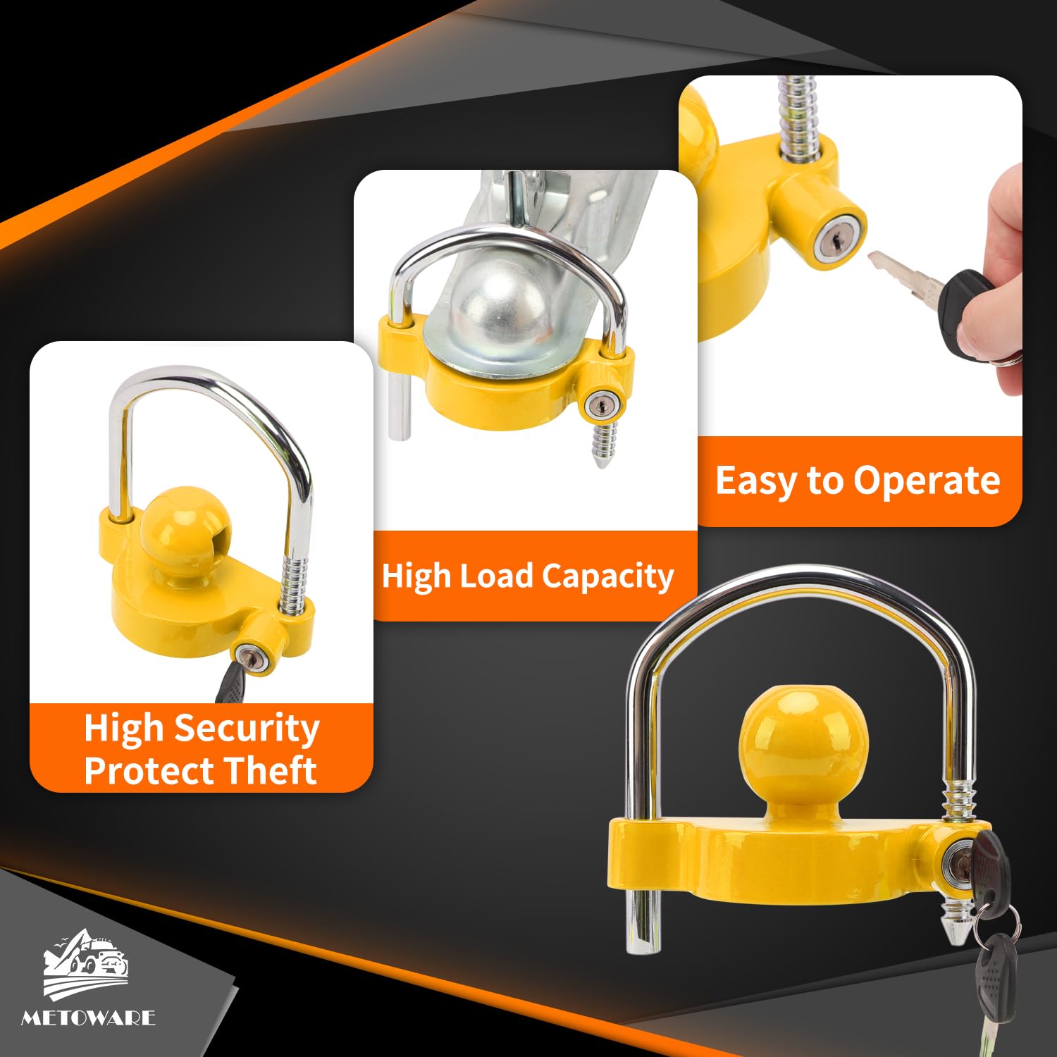 METOWARE ratchet adjustment detail showing 11 locking positions for precise fit