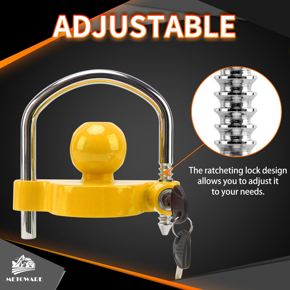 METOWARE rubber cap protecting lock mechanism from rain and debris for long-term reliability
