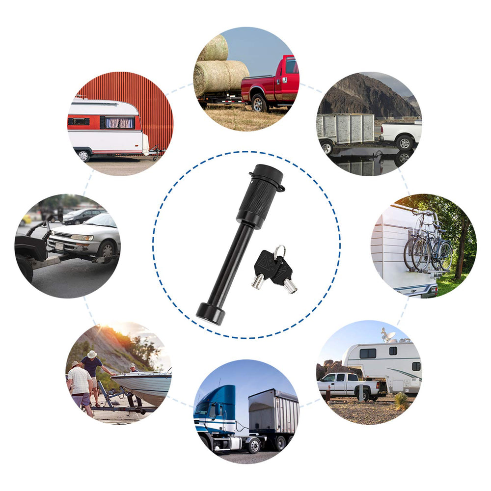 METOWARE easy install and removal for quick hitch security on the go.