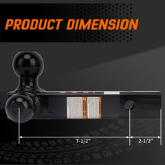 METOWARE hitch pin included for secure quick installation