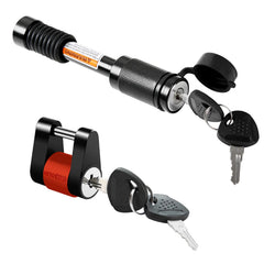 METOWARE hitch lock with 5/8 inch pin for secure hitch protection