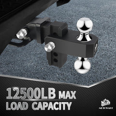 METOWARE stainless steel pin lock set for secure trailer connection.