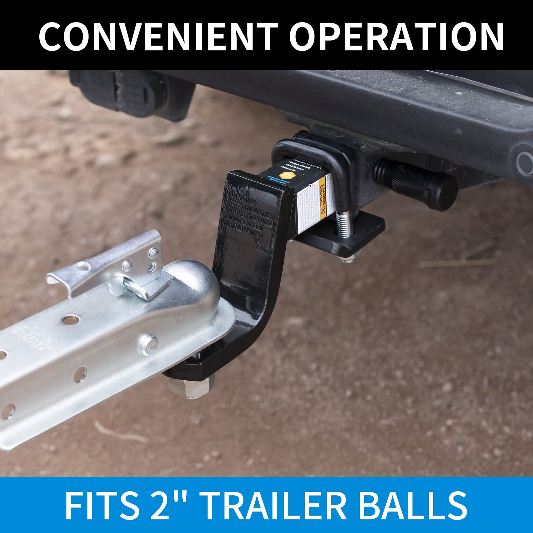 METOWARE 3500lbs capacity suited for light-duty trailers and equipment
