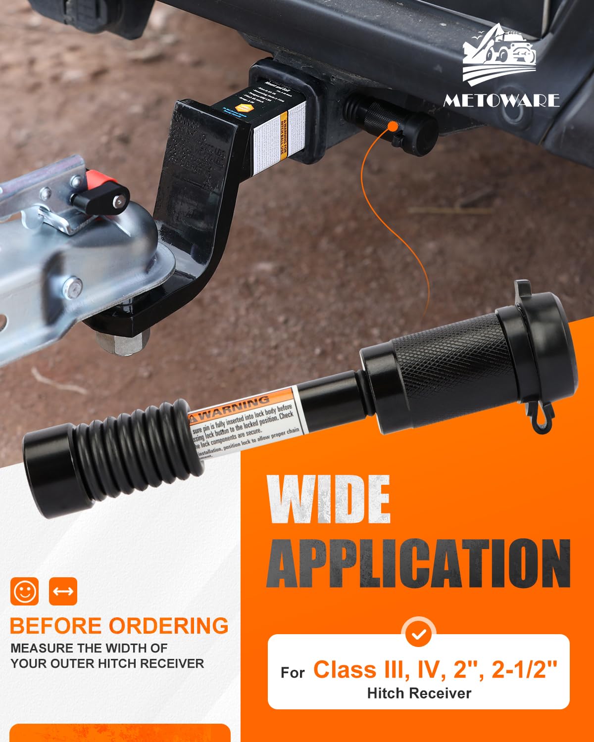 METOWARE solid-steel body resists impacts and tampering.