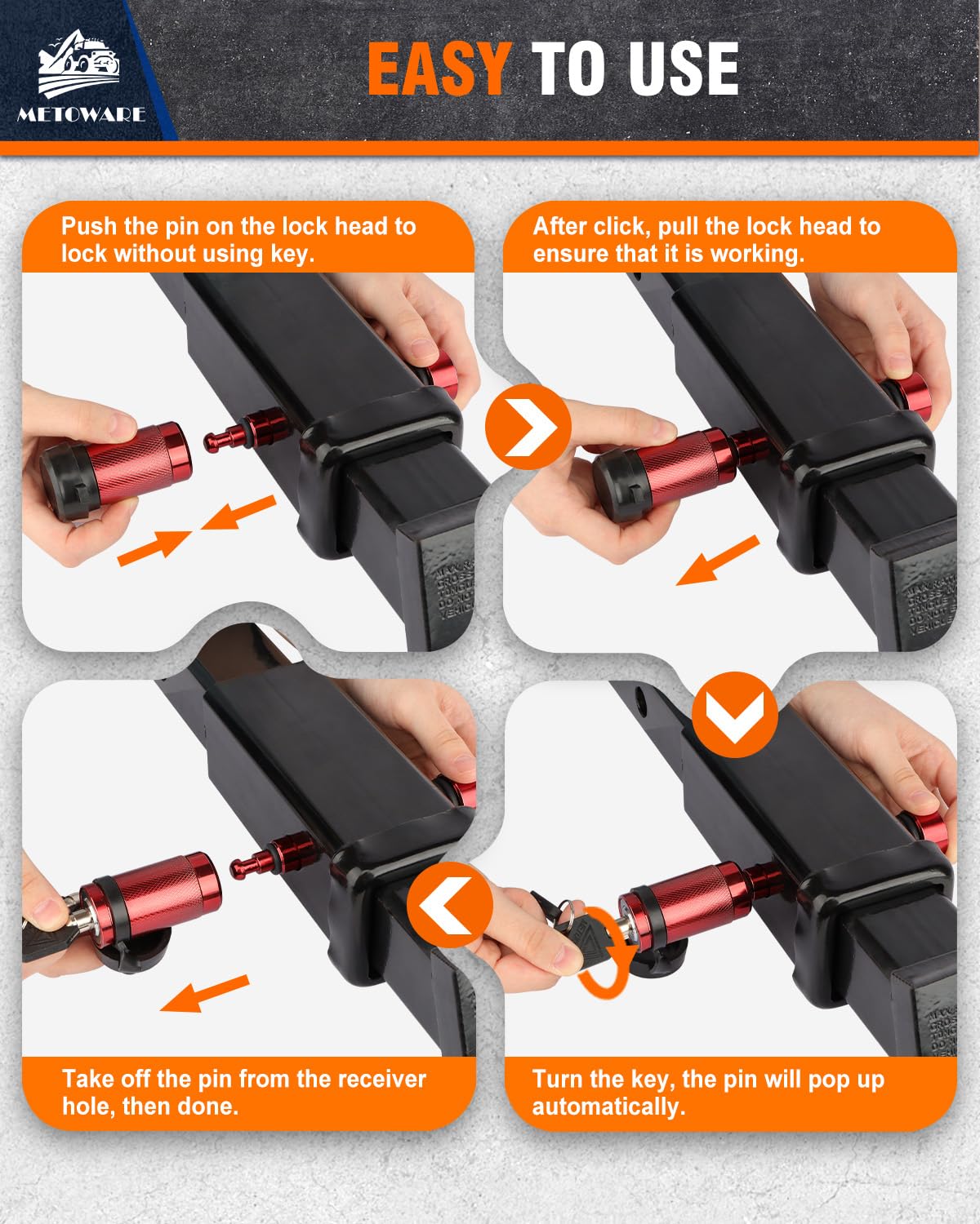 METOWARE push-to-lock design speeds safe connections