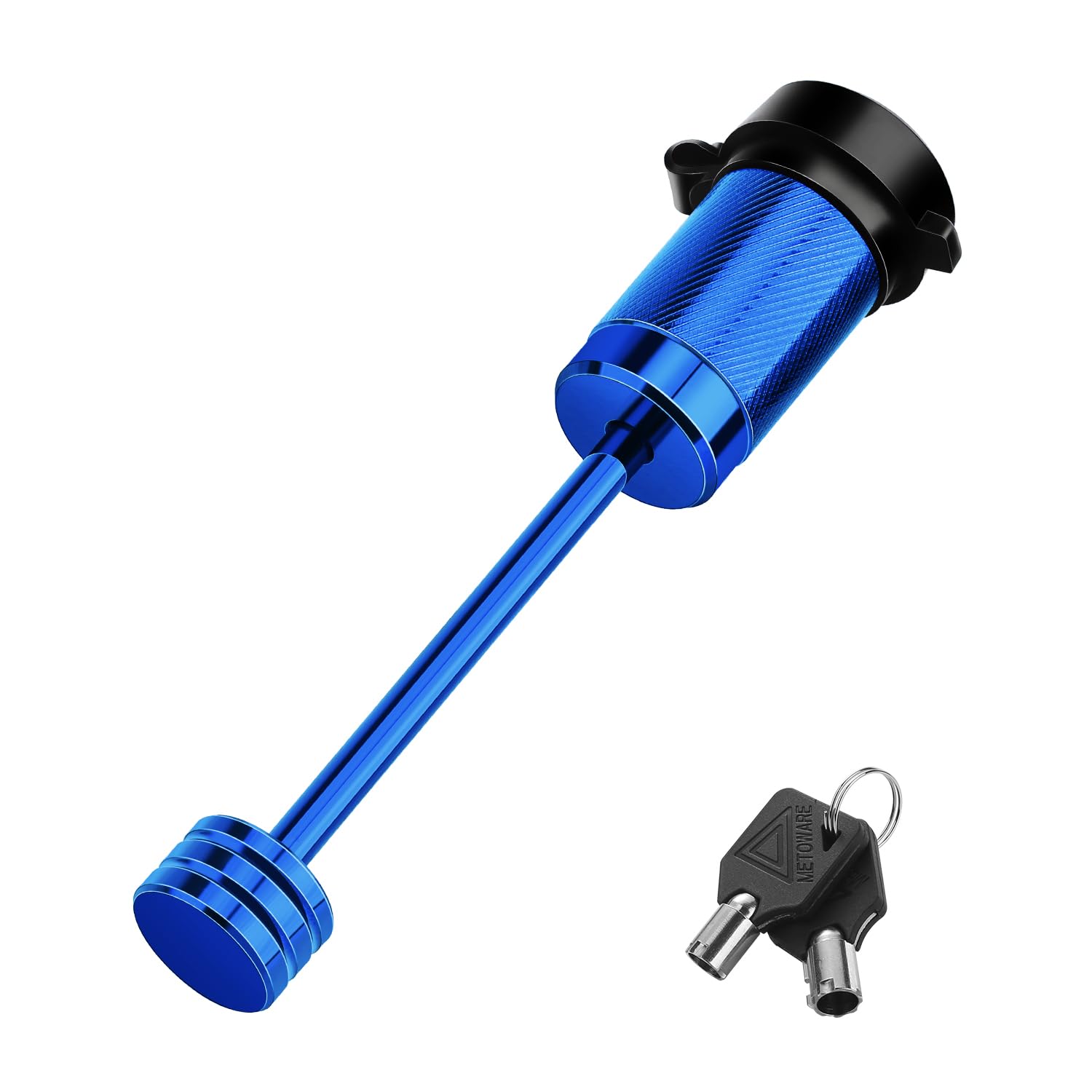 METOWARE trailer lock pin for secure hitch with 1/4-inch diameter