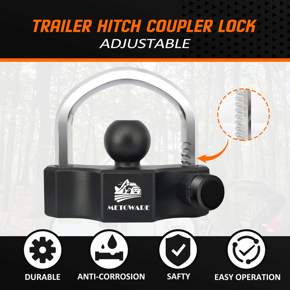 METOWARE durable aluminum body image highlighting long lasting trailer protection.