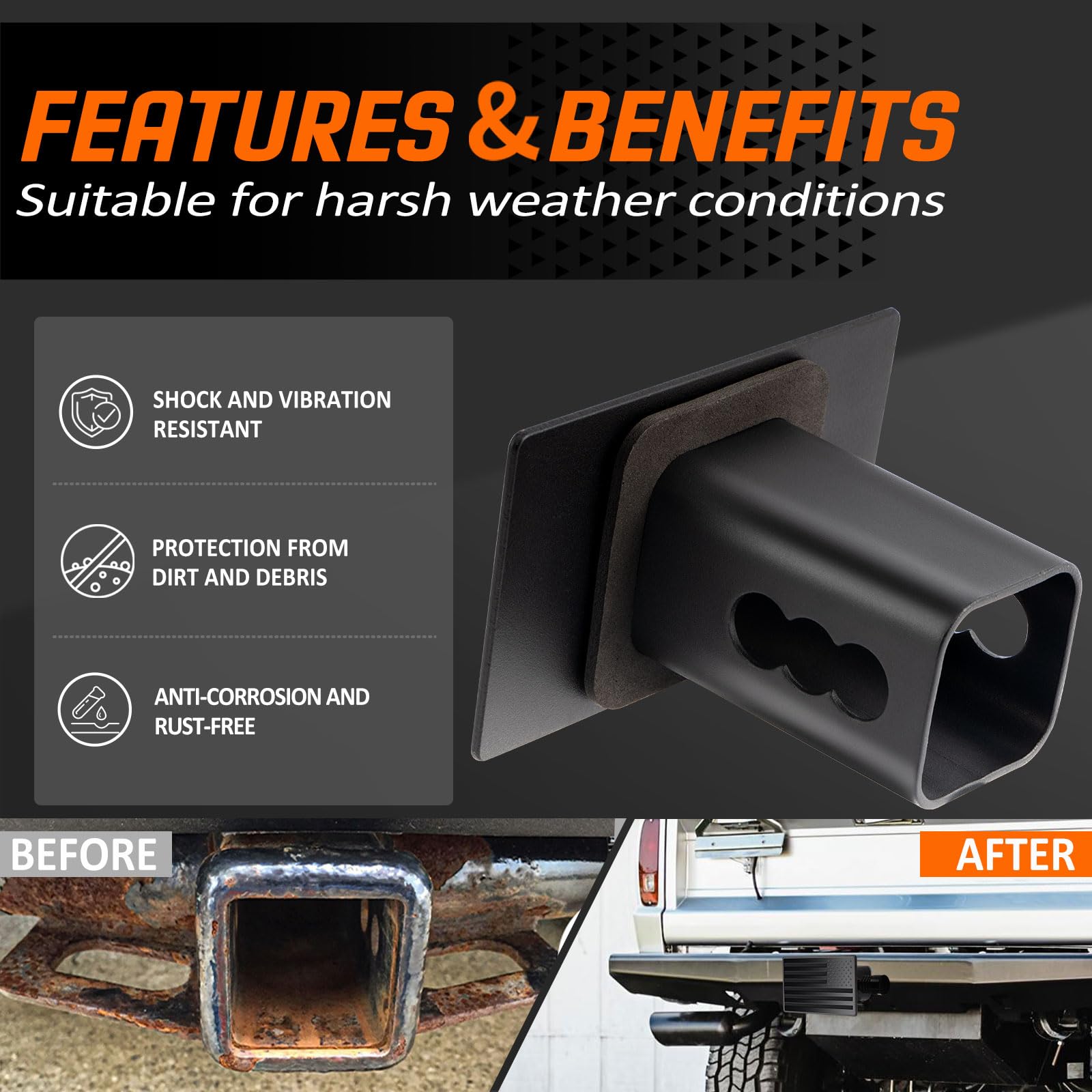 METOWARE UV waterproof coating protects against dust, rain, and debris.