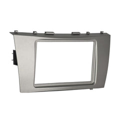 Metra 95-8218S dash installation kit for Toyota Camry, silver finish enabling clean aftermarket radio fit