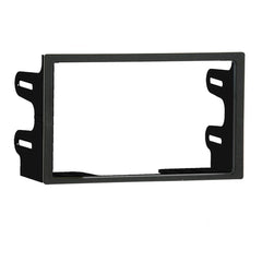 Metra 95-9012 dash kit close-up in VW interior enabling a seamless double-DIN installation