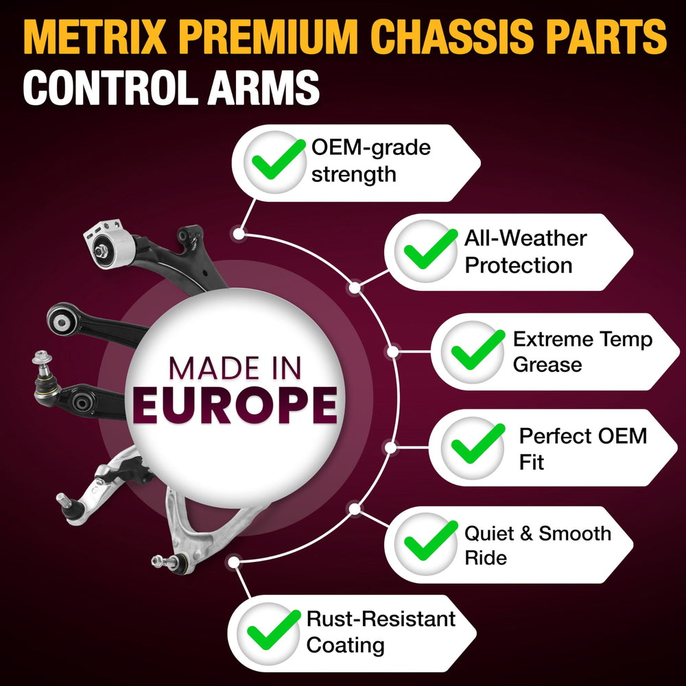 Metrix Premium aluminium construction for lightweight strength