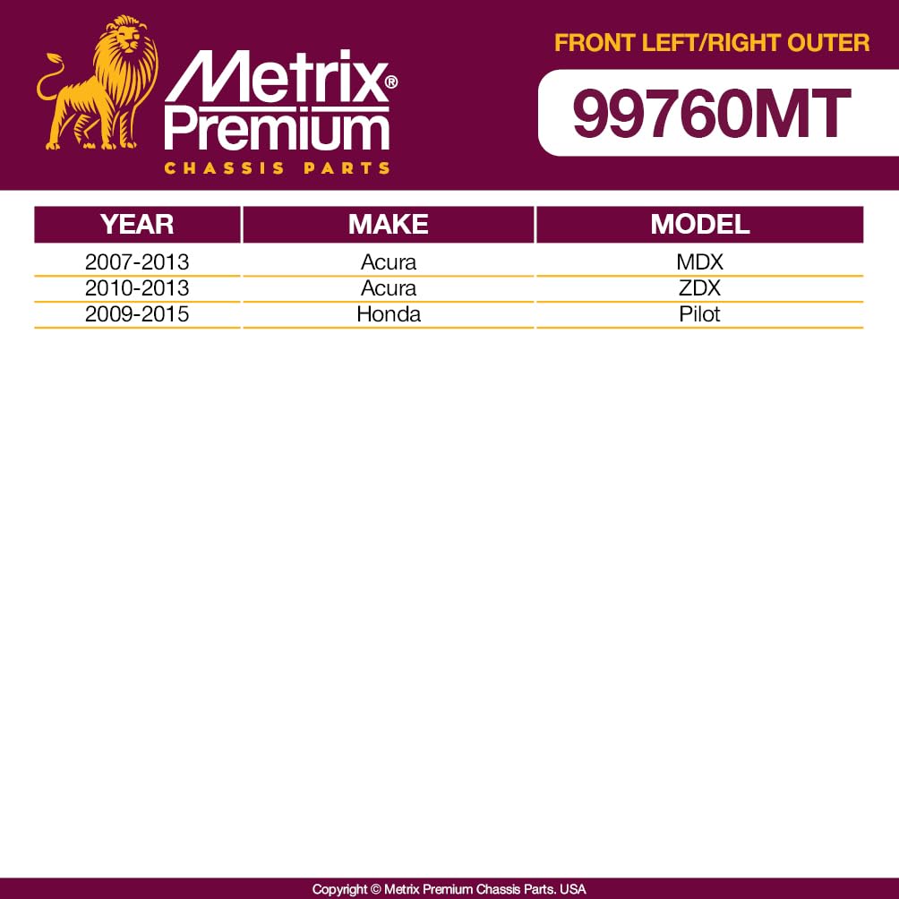 Metrix Premium Chassis Parts front right outer tie rod end ES800824 enhances steering response