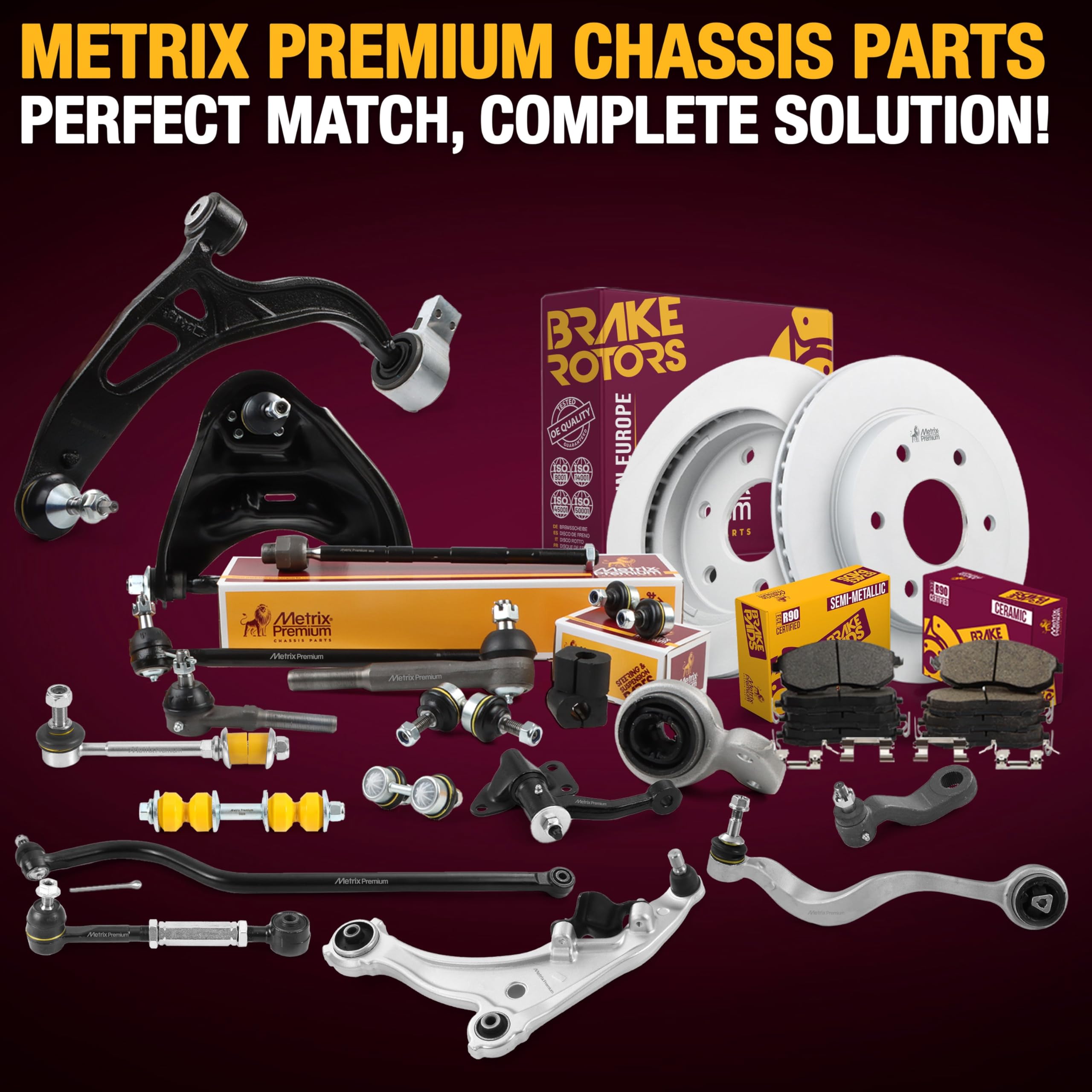 Metrix Premium Chassis Parts greaseable option reduces wear