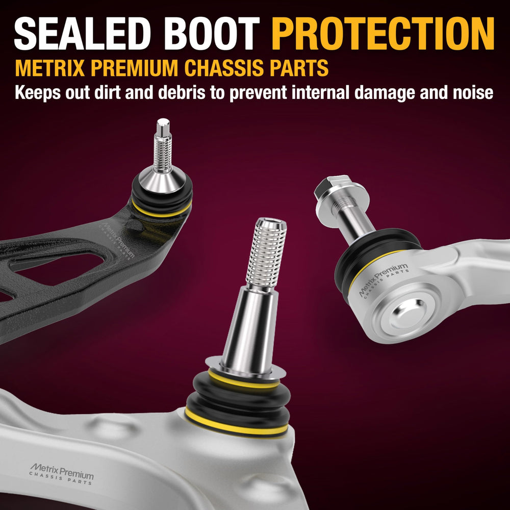 Metrix Premium pre-greased joints for smoother movement and longer life