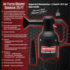 METROVAC neoprene nozzle close-up for precise, controlled drying.