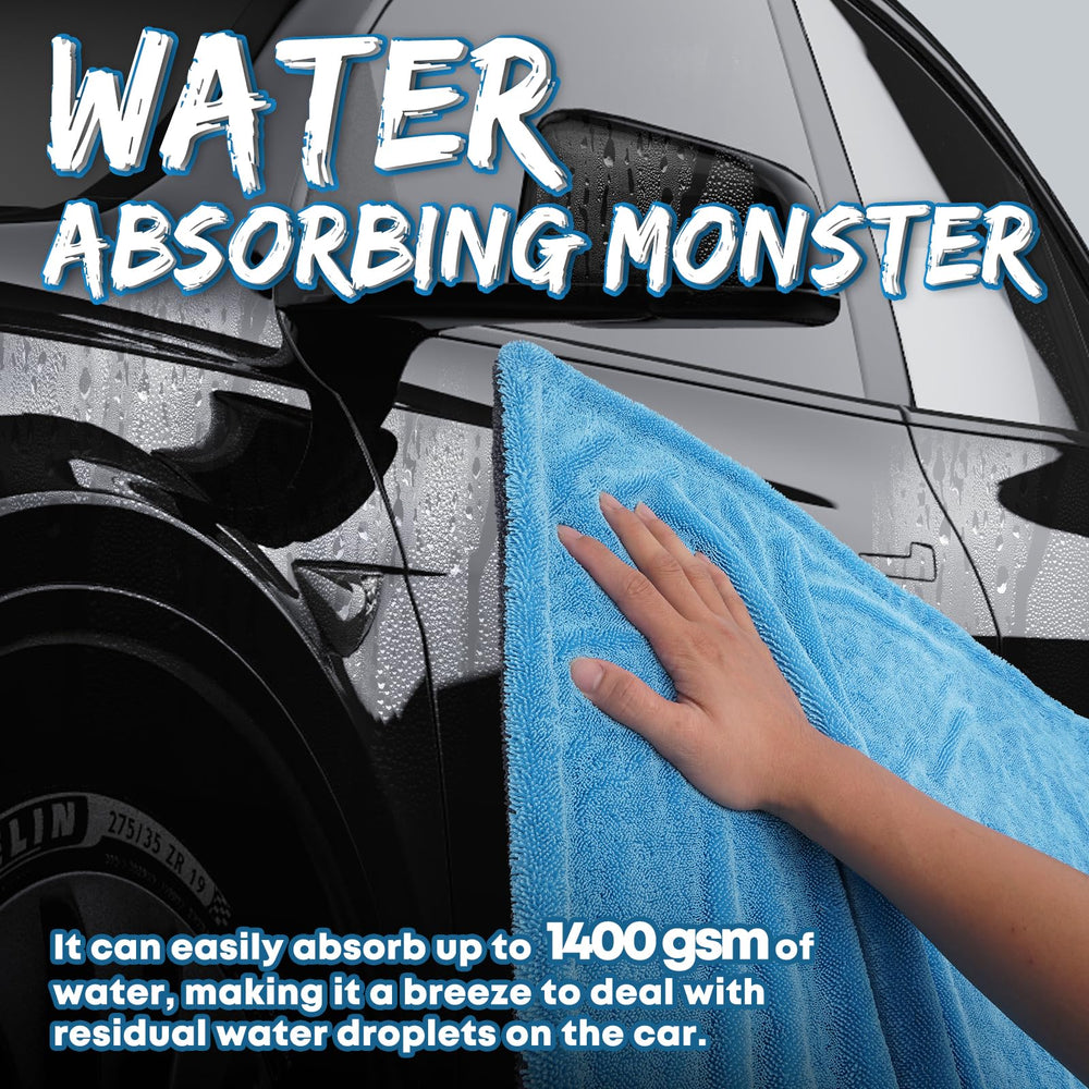 Metyond scratch-free microfiber is safe on paint, glass, chrome.