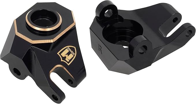 MEUS RACING AR45 brass steering knuckles package content with two knuckles and screw