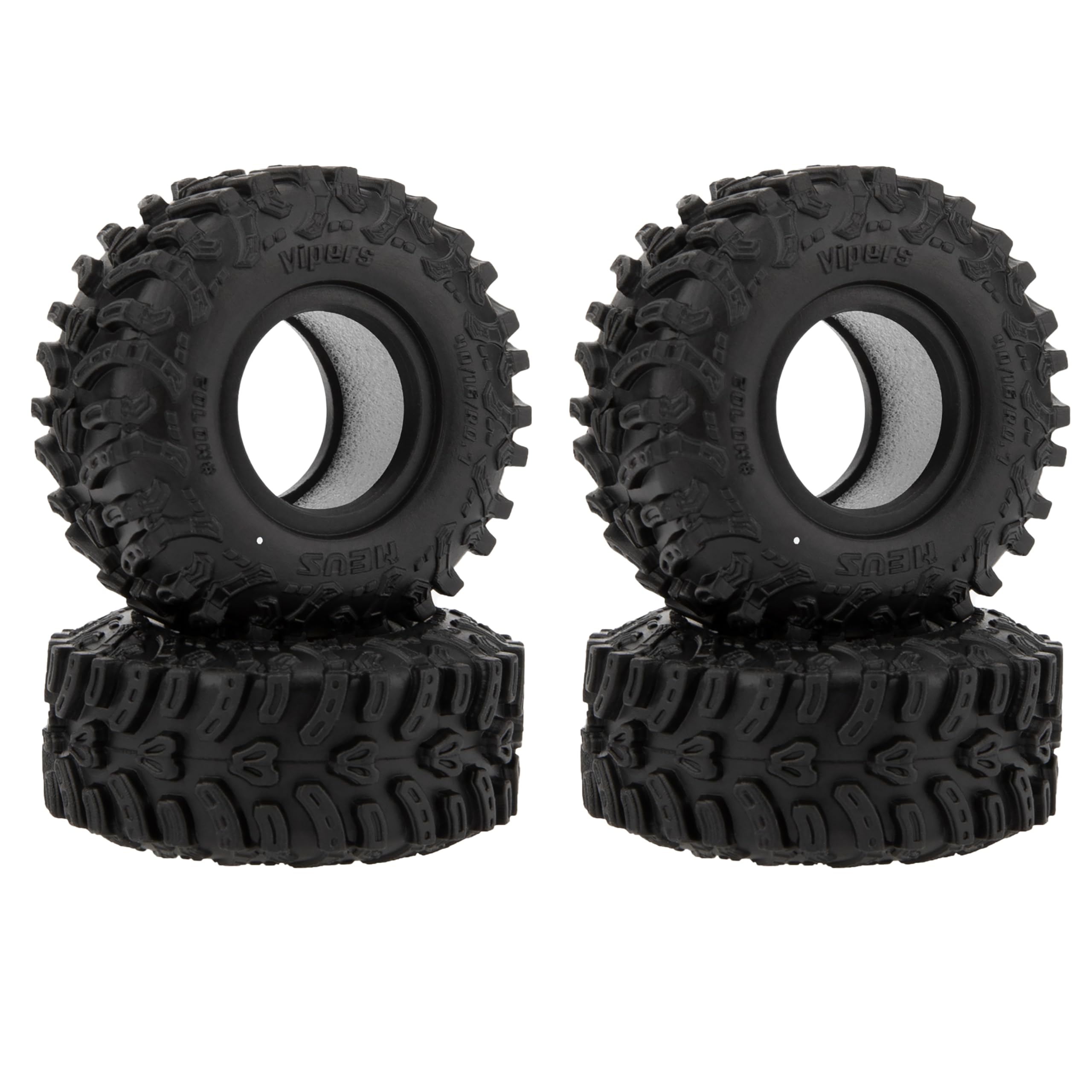 MEUS RACING MS6 0.7 tires side view; rugged construction and beadlock compatibility.