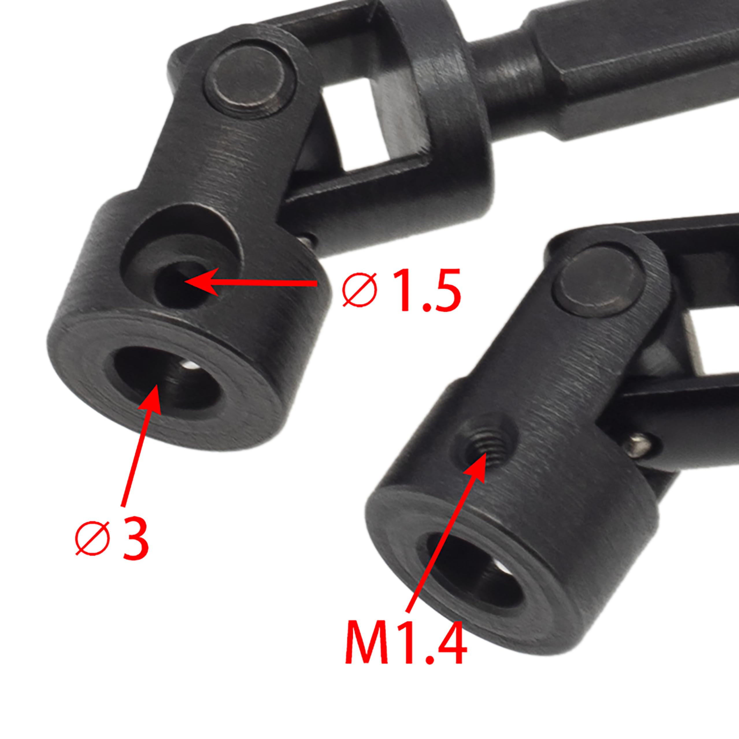 MEUS RACING SCX24 center driveshaft fits Axial SCX24 C10 Bronco JLU models exactly