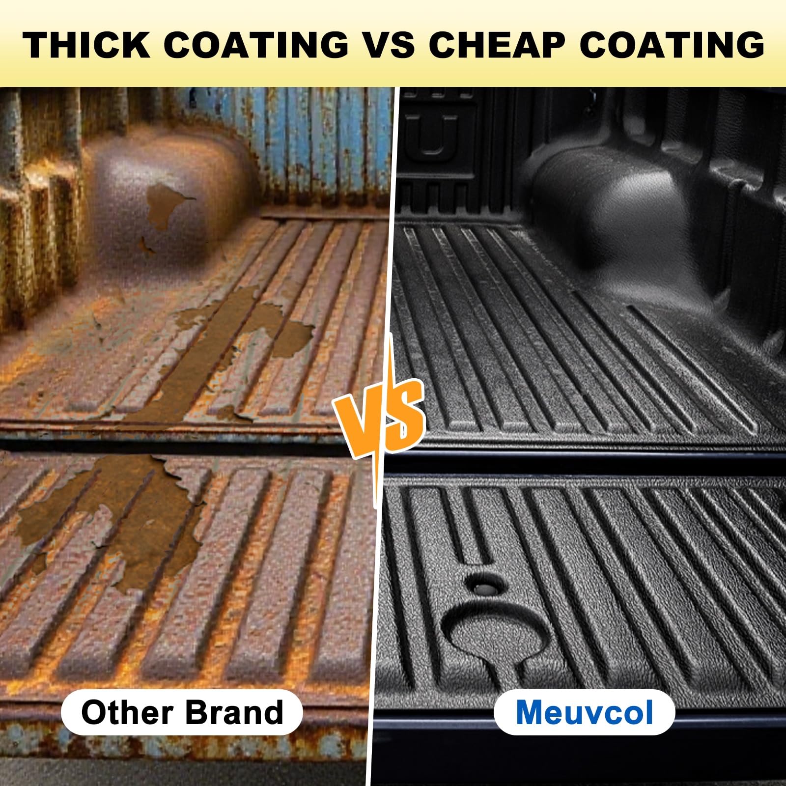 Meuvcol bed liner brush and gloves for smooth roll-on application