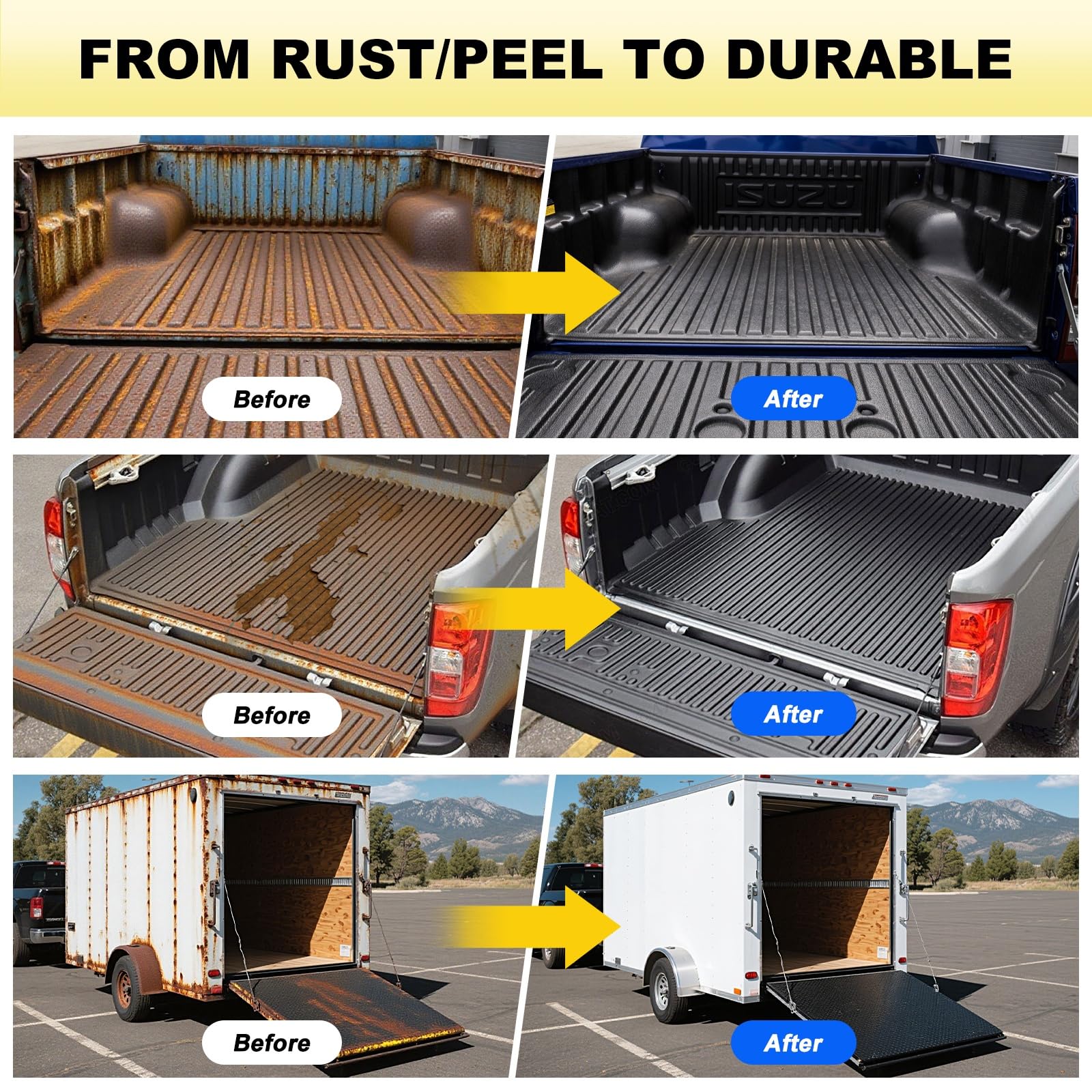 Meuvcol textured anti-slip finish provides non-skid protection