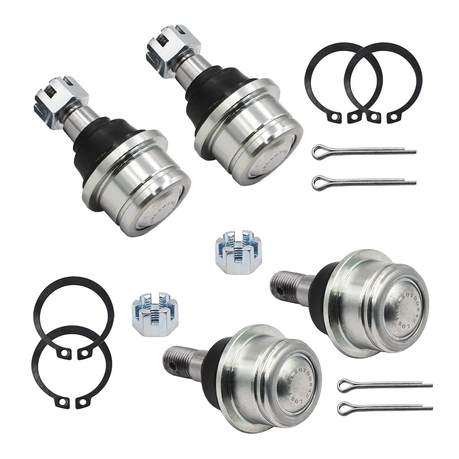 MGWILL Ball Joint Kit for Honda Rancher 350 upper and lower joints improve steering feel