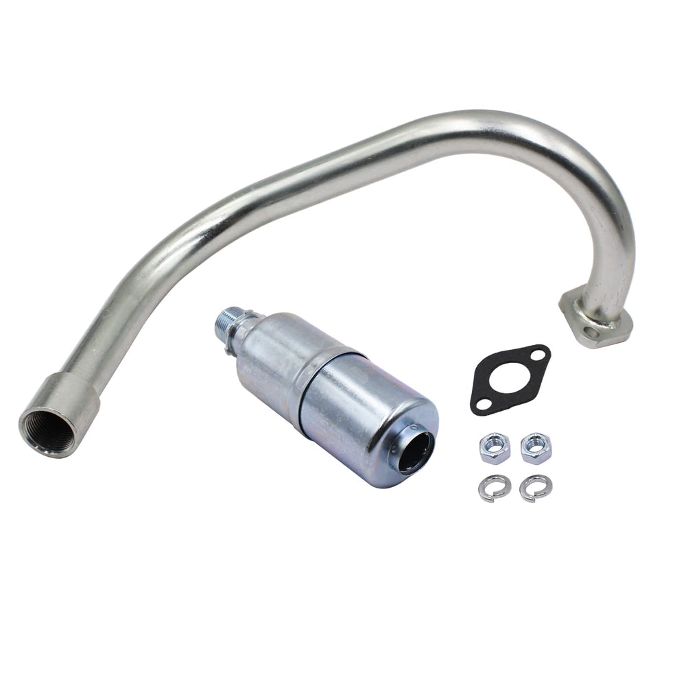MGWILL complete exhaust kit on engine, highlighting robust build and finish