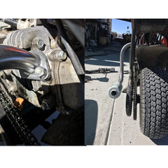 MGWILL Honda GX200 exhaust assembly ready for direct swap