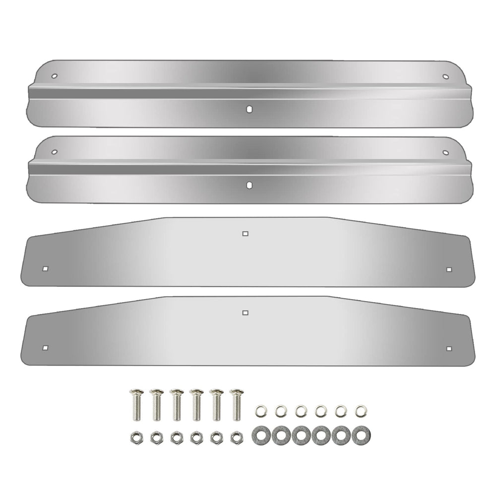 MGWILL mud flap weight 24-inch in stainless steel for durable trailer protection