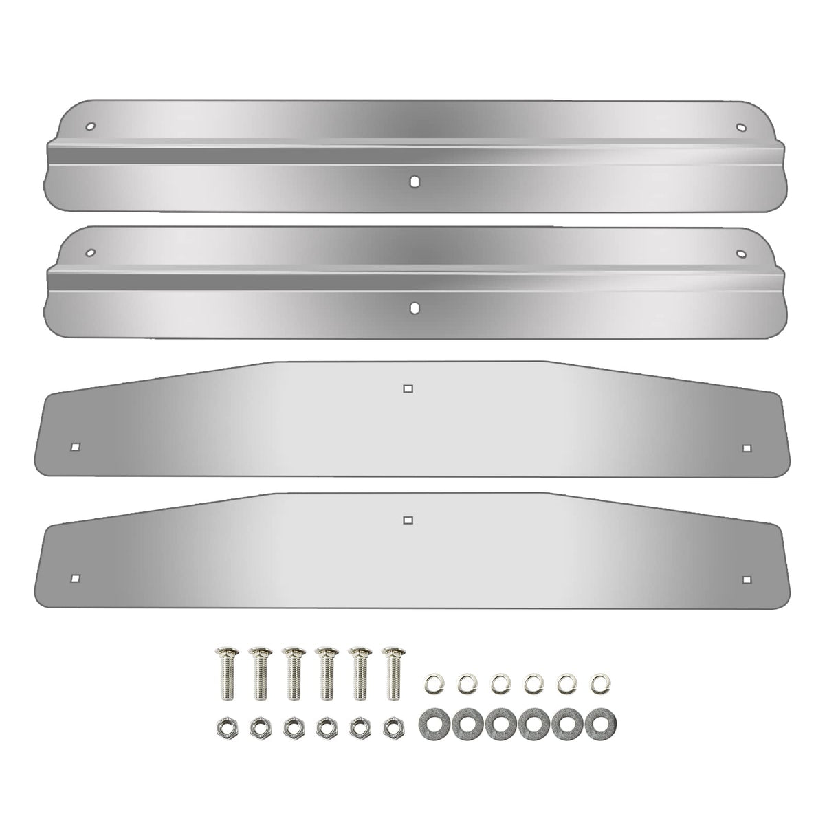 MGWILL mud flap weight 24-inch in stainless steel for durable trailer protection