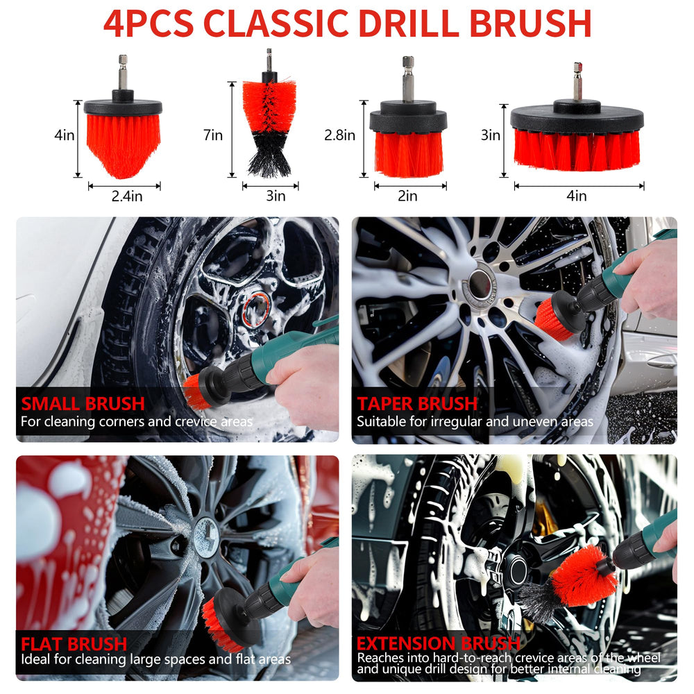 MIANYINGR angled gap brushes clean engine bay crevices and narrow gaps