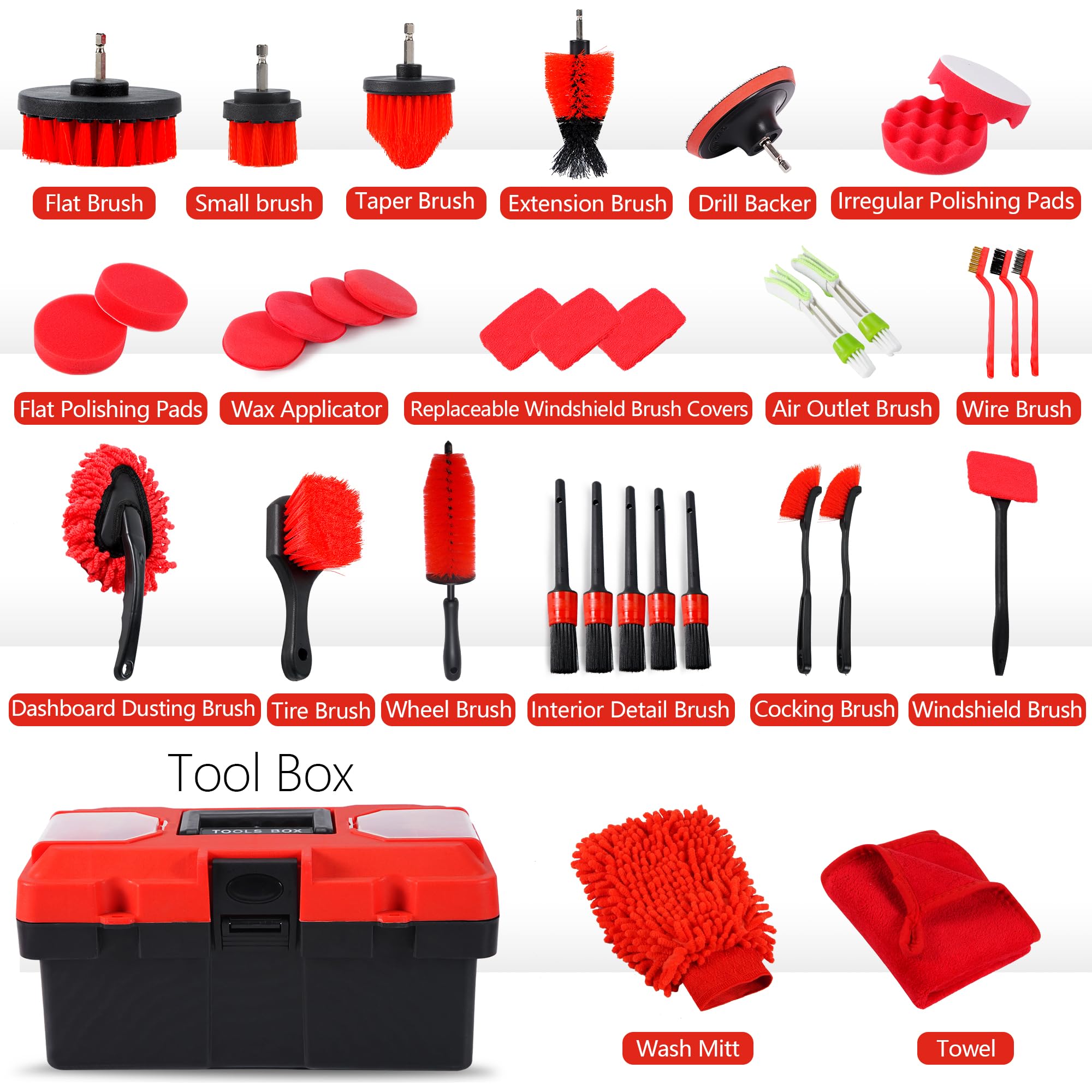 MIANYINGR long wheel brush reaches deep into spokes for easy wheel cleaning