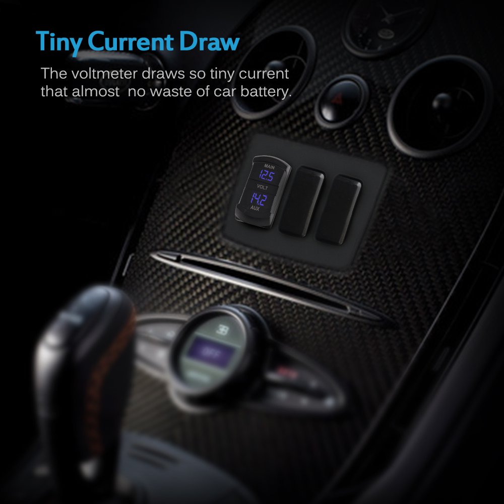 Rocker-switch design of the MIC-DV-077 blends with dashboard panels