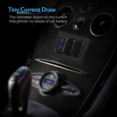 Rocker-switch design of the MIC-DV-077 blends with dashboard panels