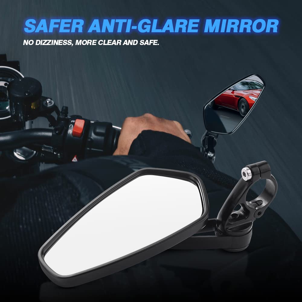 MICTUNING hollow-handlebar compatibility enables easy 7/8 inch bar installation.