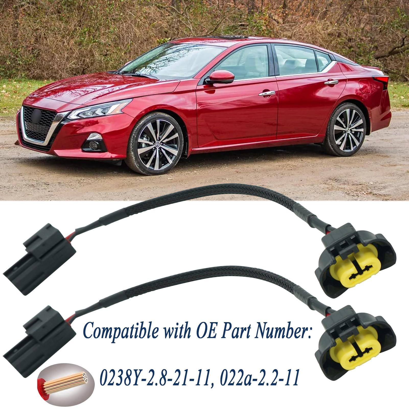 Micarun OE-compatible connector 0238Y-2.8-21-11 ensures secure fit.