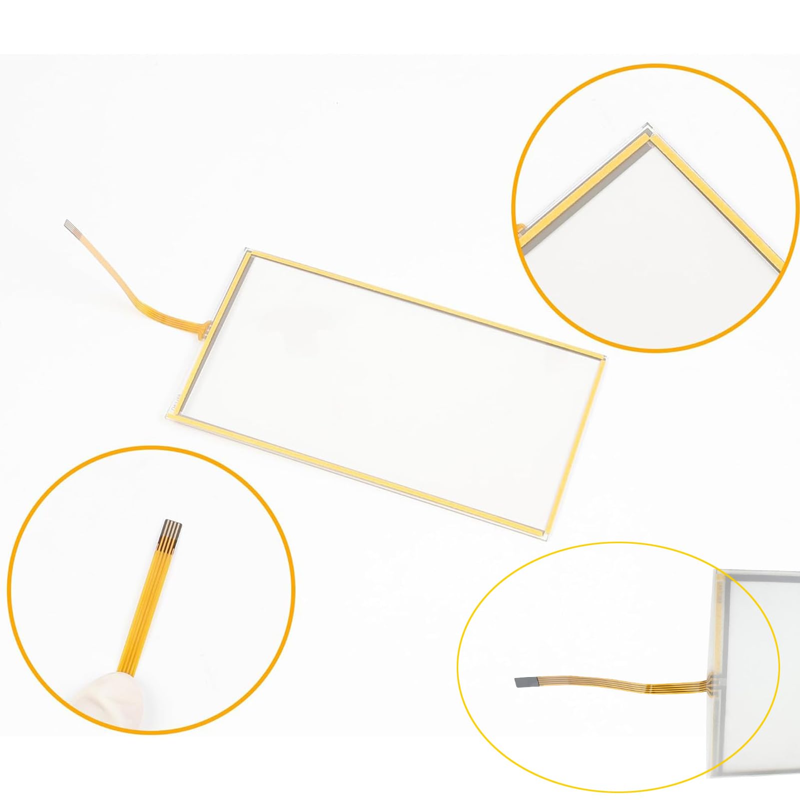 Replacement digitizer assembly without LCD for 7-inch displays