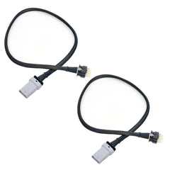 Michigan Motorsports 24in oxygen sensor extension installed on Camaro downstream sensor for extra reach