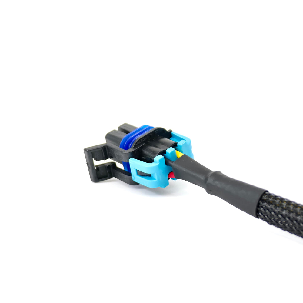 Michigan Motorsports OEM-style connectors maintain factory-fit finish without modification.